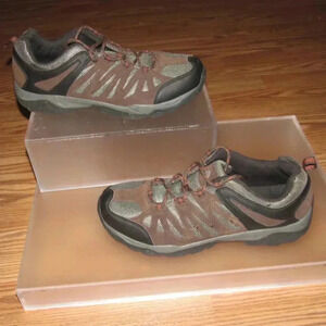 OZARK TRAIL Men’s Leather Low Hiking Brown Shoes Size 13